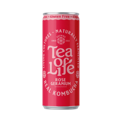 Tins - Tea of Life - Rose Geranium 250ml (6 pack)