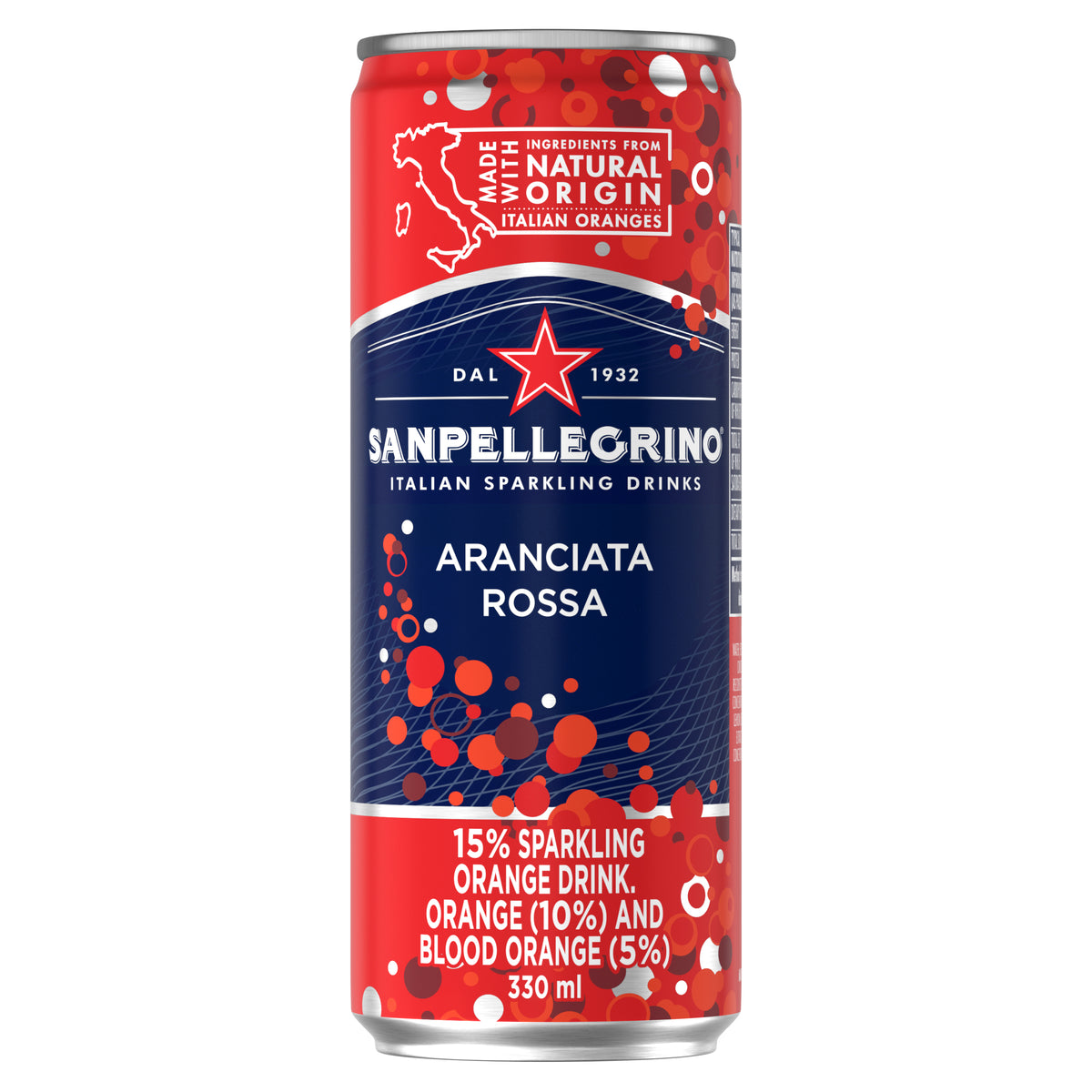 Sanpellegrino Italian Sparkling Drinks | Aranciata Rossa (Blood Orange) Sparkling Fruit Beverage - Slim Can - Truffle & Thyme