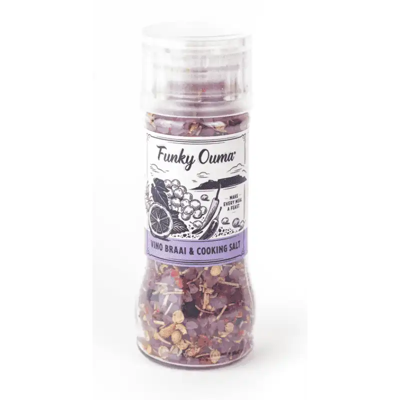 Vino Braai And Cooking Salt Mini Grinder - Truffle & Thyme