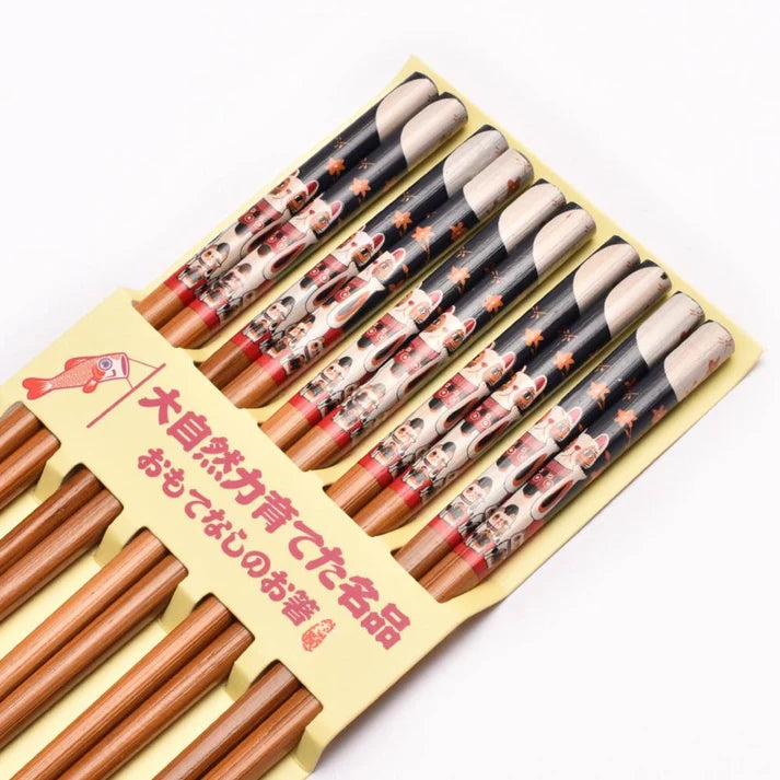 Bamboo Chopstick Set (10 Pairs)