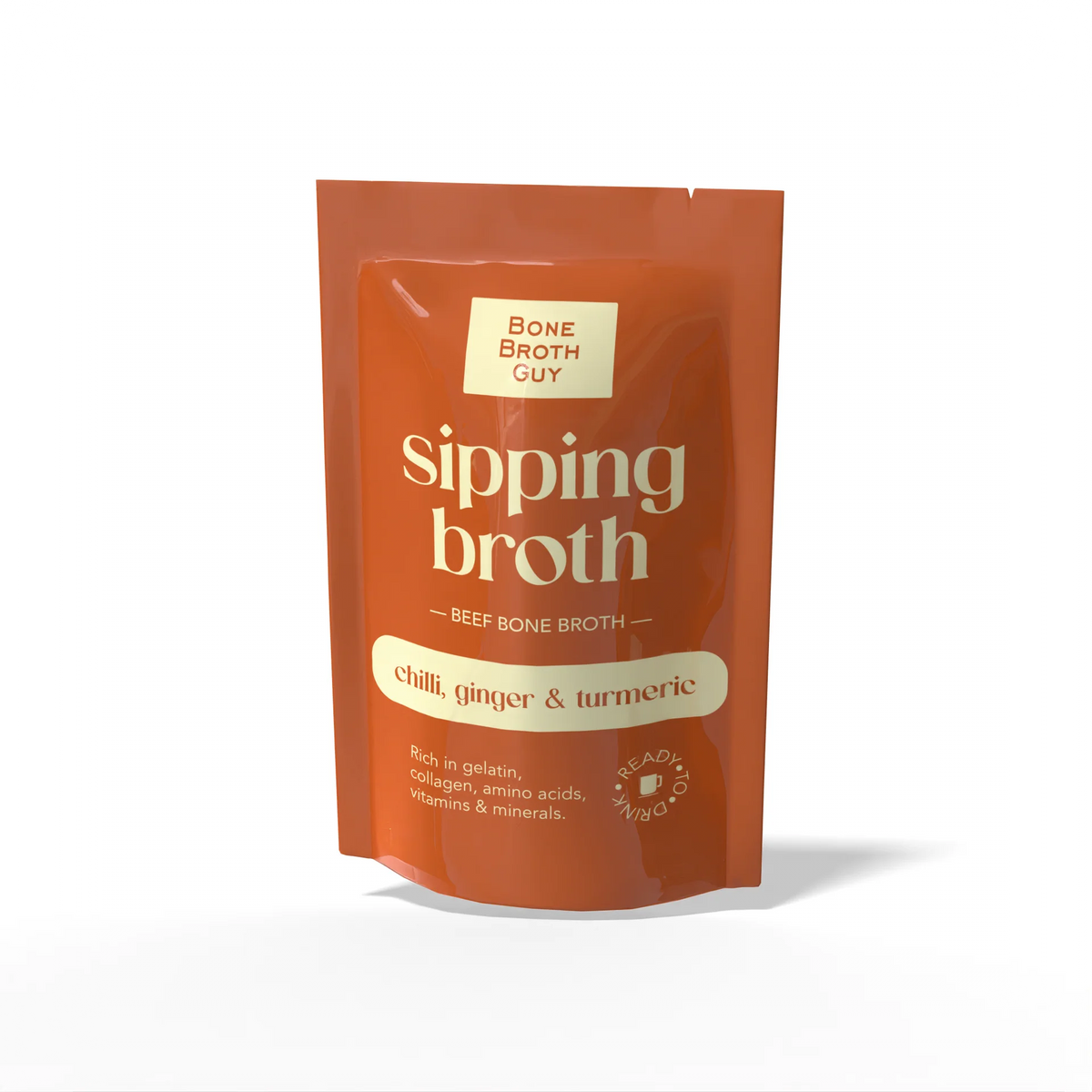 Sipping Broth Beef Bone Broth - Chilli, Ginger & Turmeric