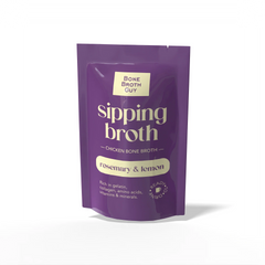 Sipping Broth Chicken Bone Broth - Rosemary & Lemon