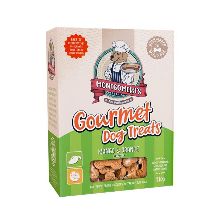 Montgomery’s Dog Treats – Mango & Orange